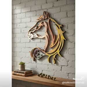 Colorful Horse Wall Art by